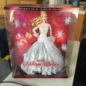 Barbie 2008 Holiday 2oth Anniversary Barbie new unopened